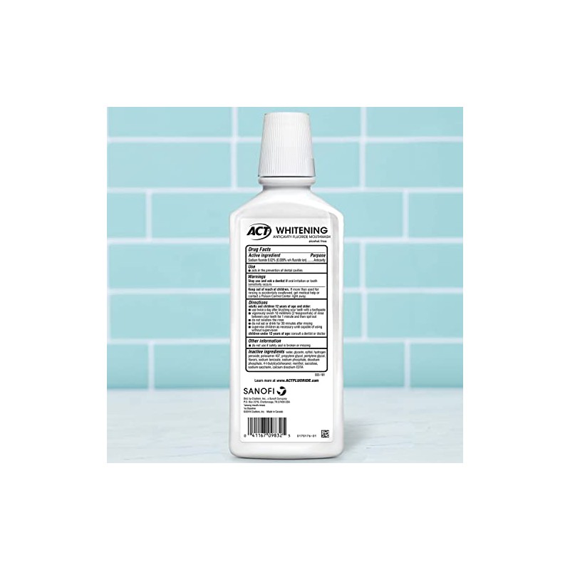 ACT Whitening + Anticavity 16.9 fl. oz. & Anticavity 18