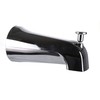 DANCO Bathroom Tub Spout with Front Pull Up Diverter, Chrome