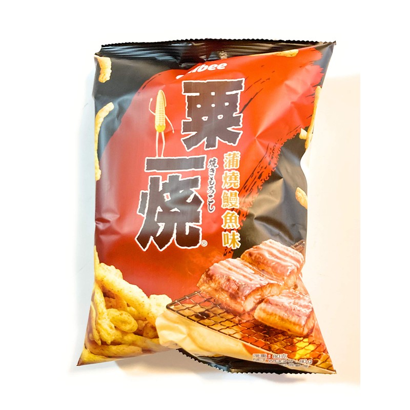 3 Pack Calbee Grill-A-Corn(Eel Kabayaki Flavoured)80g Each And 3 Mustard