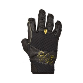 Gul Evo Pro Three Finger Sailing Yachting and Dinghy Gloves Black - Adults Unisex