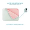 Sleeve Sleeve Laptop Bag Grey/Pink 12,5-14 pouces