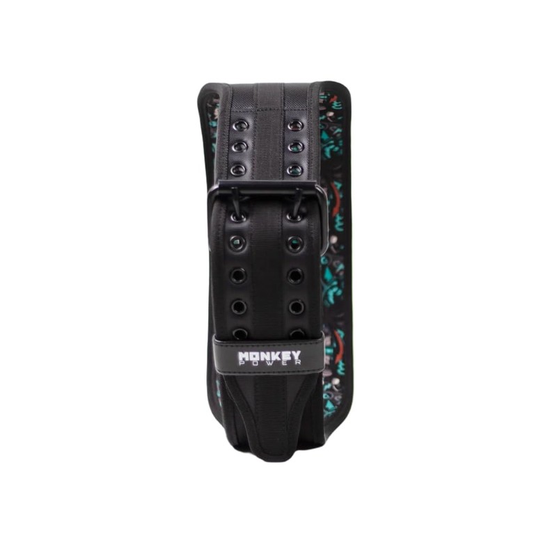 CINTURON DE OJILLOS MONKEY POWER INTERIOR AZUL GYM CROSSFIT (GRANDE