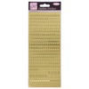 Anitas Outline Stickers, Small Numbers, Gold, For Scrapbooking, Card Making,