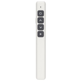 Presentation Clicker Integrated Magnetic Design Ergonomic Stable Remote Control Page Turning Pen for Meeting TeachingWhite