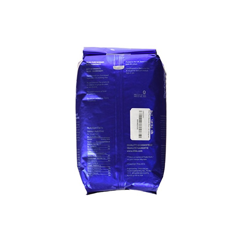 Tilda Legendary Rice, Pure Original Basmati, 4 Pound