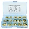 Guard4U 340Pcs 11-Size Brass Flat Washer Assortment Set- M2 M2.5 M3 M4 M5 M6 M8 M10 M12 M14 M16