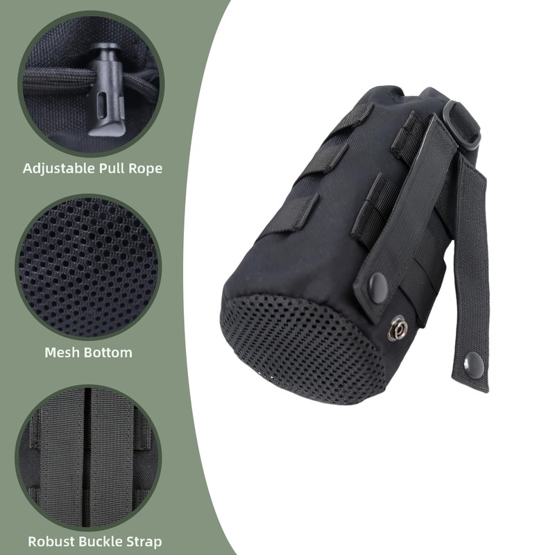 Molle Bag 3 Pack Tactical Waist Bags with 12 Accessories