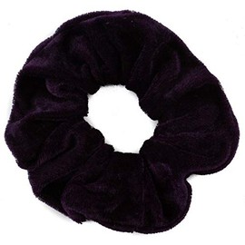 Mytoptrendz® Plain Scrunchie Soft Ponytail Hair Tie Elastic -Purple