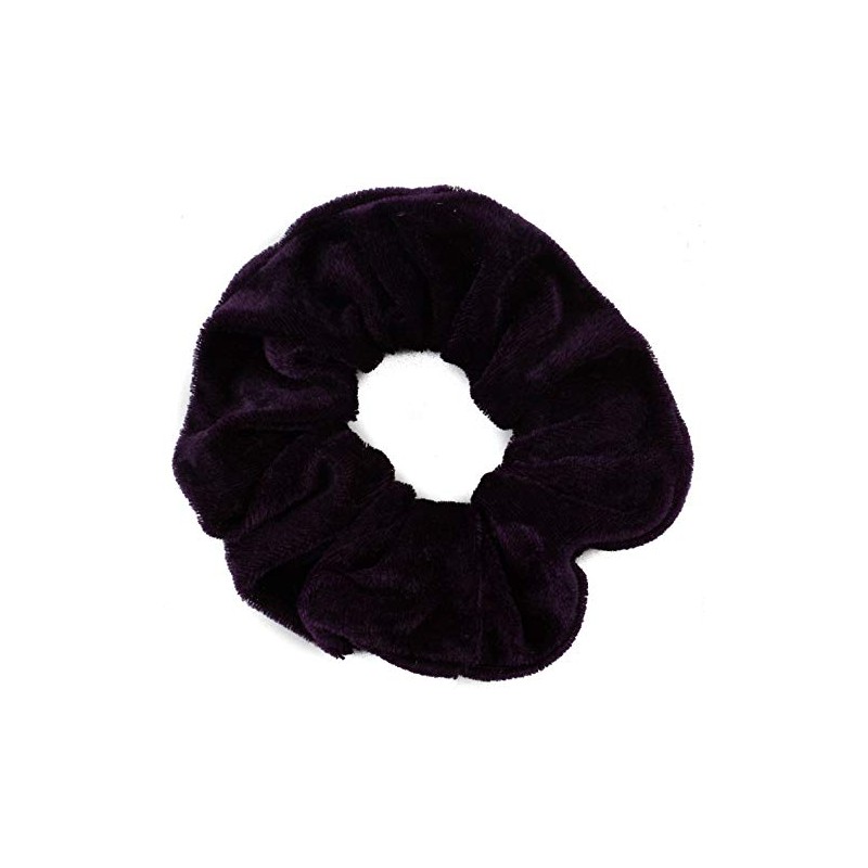 Mytoptrendz® Plain Scrunchie Soft Ponytail Hair Tie Elastic -Purple