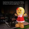 Valentines Day Inflatables Gingerbread Girl Waterproof Thickened Blow Up Gingerbread