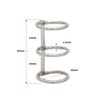 HUIKKJP Loose Leaf Binder Ring, Book Ring, Personal Organizer Ring,