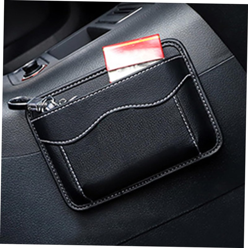 Alipis Car Console Organizer Bag Dashboard Pouch Design for Easy