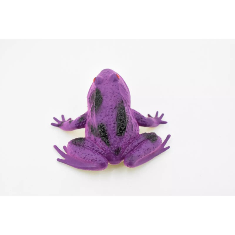 Safari Frog, Purple Realistic Rainforest Garden Figure Model Replica Kids