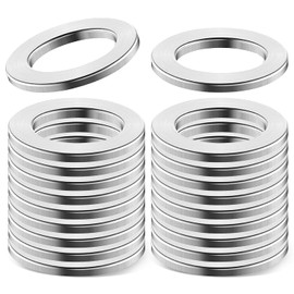 Fitschenringe Φ12 x 18 x 2.0 mm Room Doors Special Door Washers Stainless Steel Door Hinge Mounting Rings Without Abrasion Marks for Standard Room Doors Pack of 20 (M12)