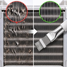 Air Conditioner Fin Comb for Coil Cleaning – Stainless Steel Fin Straightener Tool for Radiator and Condenser Maintenance, 1 Pc