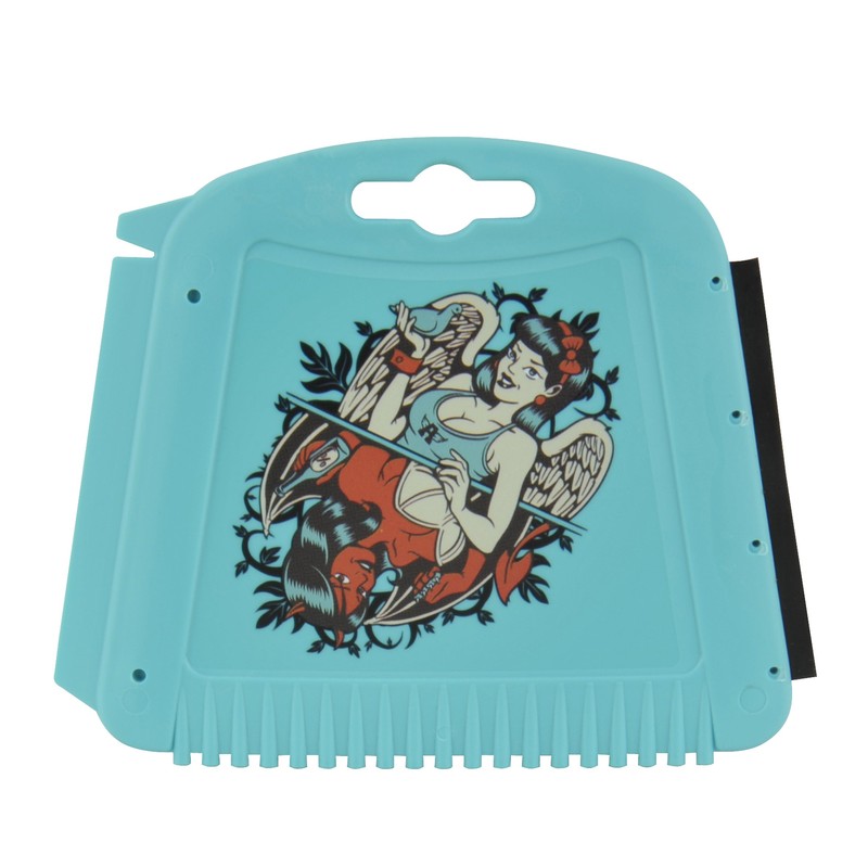 NIGRIN Car Ice Scraper, Trapezoidal Ice Scraper with Precision Ice