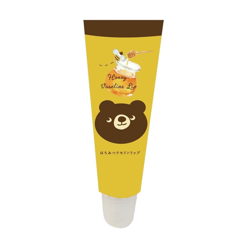 Honyarado Hatchy Honey Vaseline Lip, Yellow, Size: Approx. 3.5 x