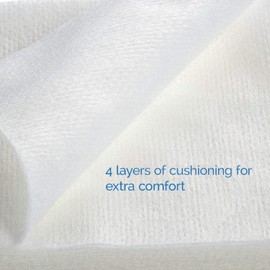 JMU 200 Gauze Pads 4x4, 4-Ply Non Woven Gauze Sponges, Non-Sterile Gauze for First Aid, Surgical, Wound Dressing