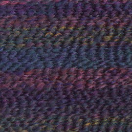 Lion Brand Yarn (1 Skein) Homespun Bulky Yarn, Celestial Stripes, 555 Foot (Pack of 1)