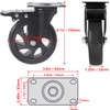 5 Inch Swivel Caster Wheels Set of 4, Heavy Duty