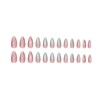 LYMCY Press on Nails Gradient Cat Eye Nails 24 Pieces