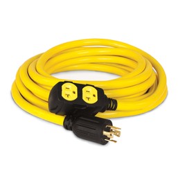 Champion Power Equipment 25-Foot 30-Amp 125/250-Volt Duplex-Style Generator Extension Cord (L14-30P to four 5-20R)