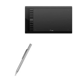 BoxWave Stylus Pen Compatible with UGEE M708 - FineTouch Capacitive Stylus, Super Precise Stylus Pen - Metallic Silver