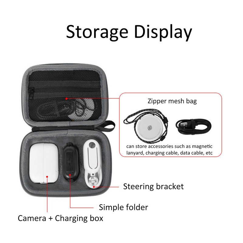 Sunnylife Camera Storage Bag for Insta360 GO 2 Portable Easy