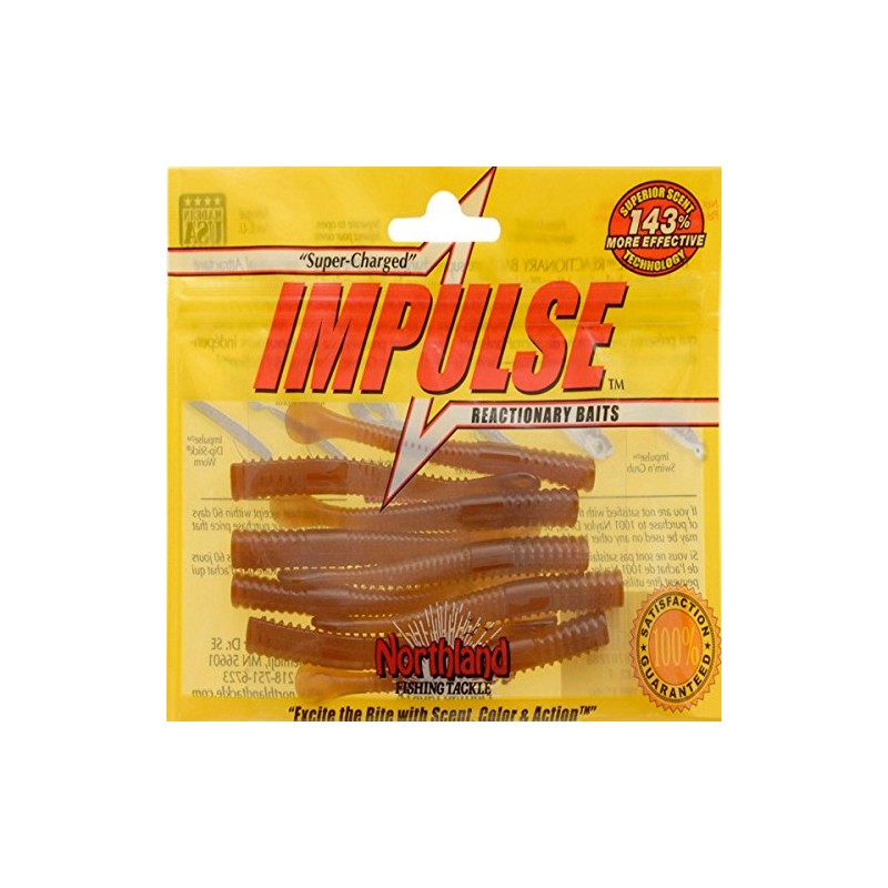 Northland Tackle Impulse Jig Crawler Bait, Natural, 3-Inch