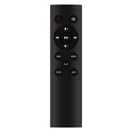 Replacement Soundbar Remote fit for Majority BOWFELL Bow-BAR-BLK Bowfell Compact Sound Bar Home Theater Audio Speaker
