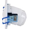 Flush-Mounted HF Motion Sensor Swivelling Suitable for LED