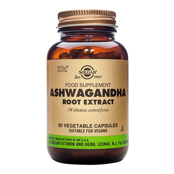 SOLGAR ASHWAGANDHA ROOT EXTRACT 60CAPSULES
