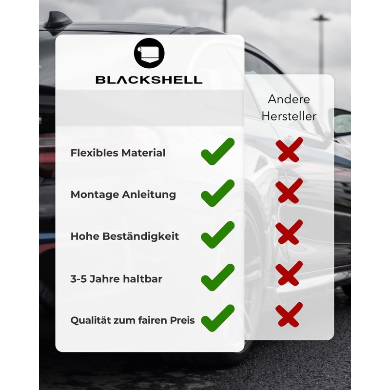 BLACKSHELL Set of 74 Emblem Stickers - For All Emblems