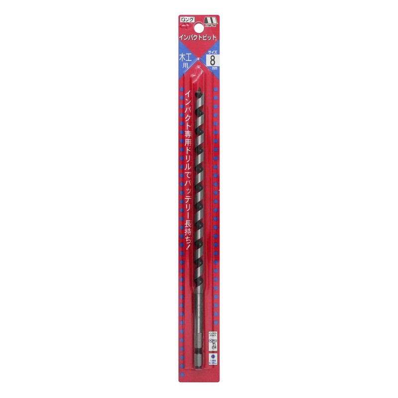 Star-M Woodworking Hex Shaft Drill Impact Bit Long 0.3 in