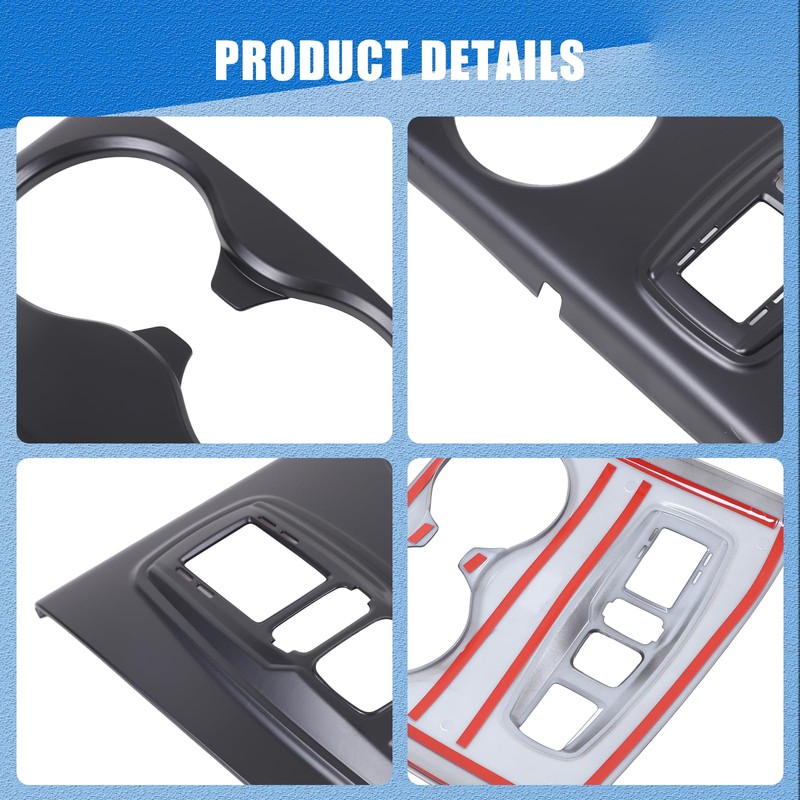 HIRUFAIT Gear Shift Panel Cover Trim for Honda Pilot 2016-2022/