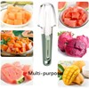 Watermelon Cutter Slicer - 3-in-1 Watermelon Fork Slicer & Cutter