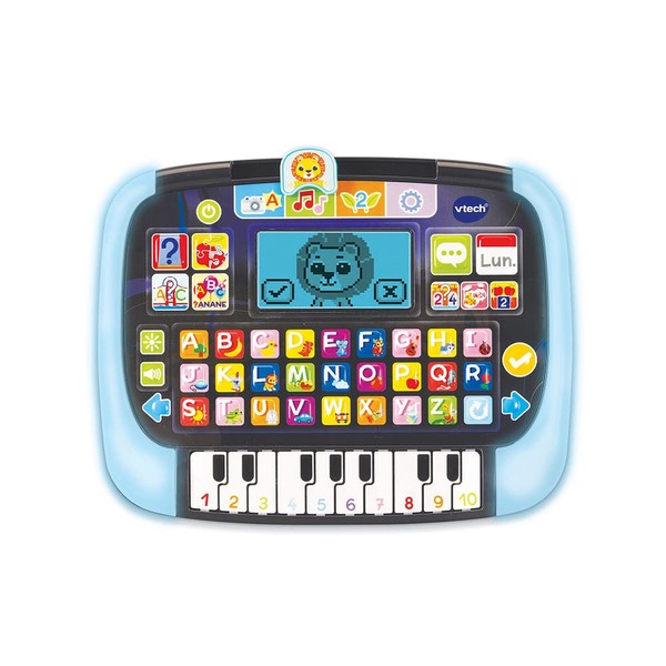 VTech - P'tit Genius Magic Light Tablet for Children - 2/5 Years - Version FR, 551705, Black/Multicoloured
