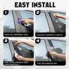x xotic tech Pillar Post Side Door Window Cover Trim