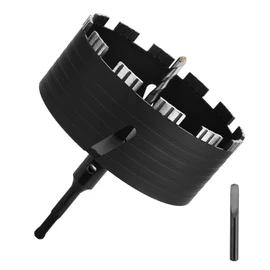 162mm / 6-3/8 inch Diamond Dry Core Drill Bit with SDS Plus Adapter, Concrete Core Drill Bit for Dry/Wet Drilling Granite Marble Masonry Concrete Brick Stone and Block (162mm (6-3/8 inch))