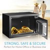 Serenelife Premium Steel Alloy Digital Safe Box - 9.1" x