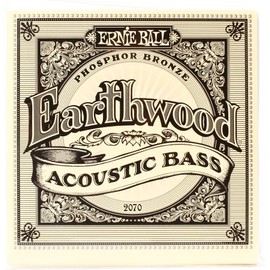 Ernie Ball Earthwood Slinky Cuerdas de Guitarra Bajo Acústico de Bronce Fosforoso, Calibre 45-95 (P02070)