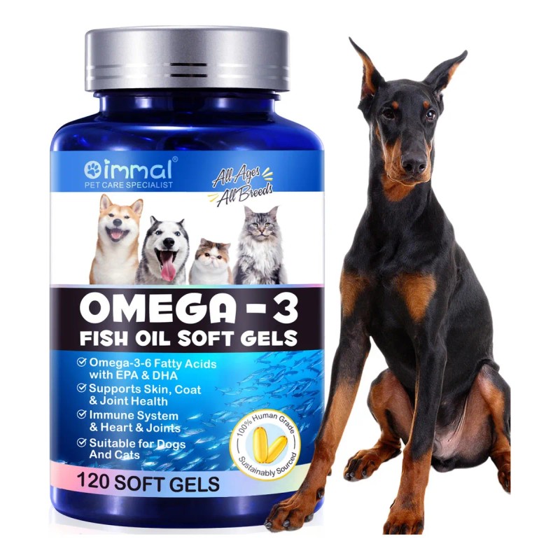 Suplemento Para Perro Y Gato Omega 3-6 Epa Y Dha