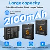 Rszfnjxry Osmo 360 Battery(2 Packs) with 27W Fast Intelligent Bi-Directional