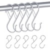 JUSTBOKU S-Shaped Hook, Stainless Steel, Rust Free, S Hook, S