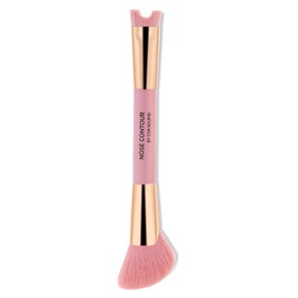 2-In-1 Nose Contour Brush, Dual-Ended U-Shaped & Angled Fluffy Brush, Makeup Contour for Nose Sculpting and Defining