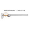 Dial Caliper Vernier 0.02 Double Shock Stainless Steel Manual Measuring
