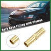 Motoforti 1 Set 10mm Copper Hose Barb Fitting Connector with