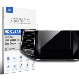INNOSURE Premium Glass Screen Protector for J*eep Grand Cherokee (2019-2025), Grand Cherokee L (2021-2025) 8.4 Inch Touchscreen 9H Anti Scratch (HD Clear)