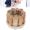 Innovative Log Candle Holder Aromatherapy Candlestick Holder Decorative Candlestick