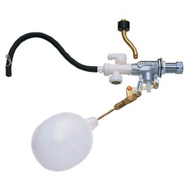 SANEI PV46-2S-13 Toilet Parts Ball Tap with Auxiliary Water Pipe for Siphon Toilet Bowl, Multi Type, White